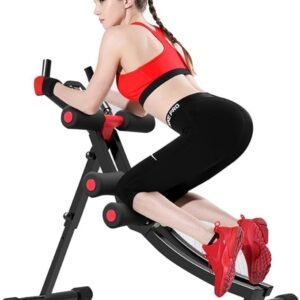 Core & Ab Trainer - Foldable AB Workout Machine for Home Gym