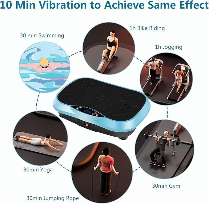 Vibration Plate Exercise Machine - Full Body Workout & Muscle Toning Platform - Image 3