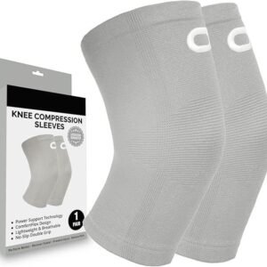 Knee Sleeve - Non-Slip Support for Sports & Workout